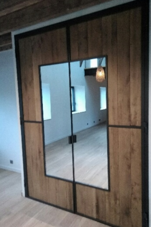 Création meuble ferronerie d'art dressing